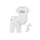 Ensemble Body Mc + Legging + Chaussons Lacoste Bébé
