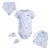 Set Body + Chaussettes + Bavoir + Todbag Lacoste Bébé