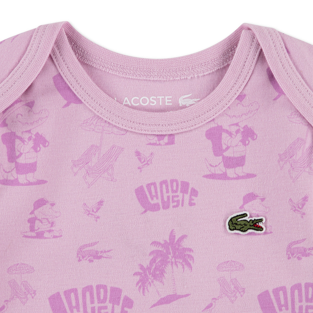 Set Body + Chaussettes + Bandeau + Todbag Lacoste Bébé