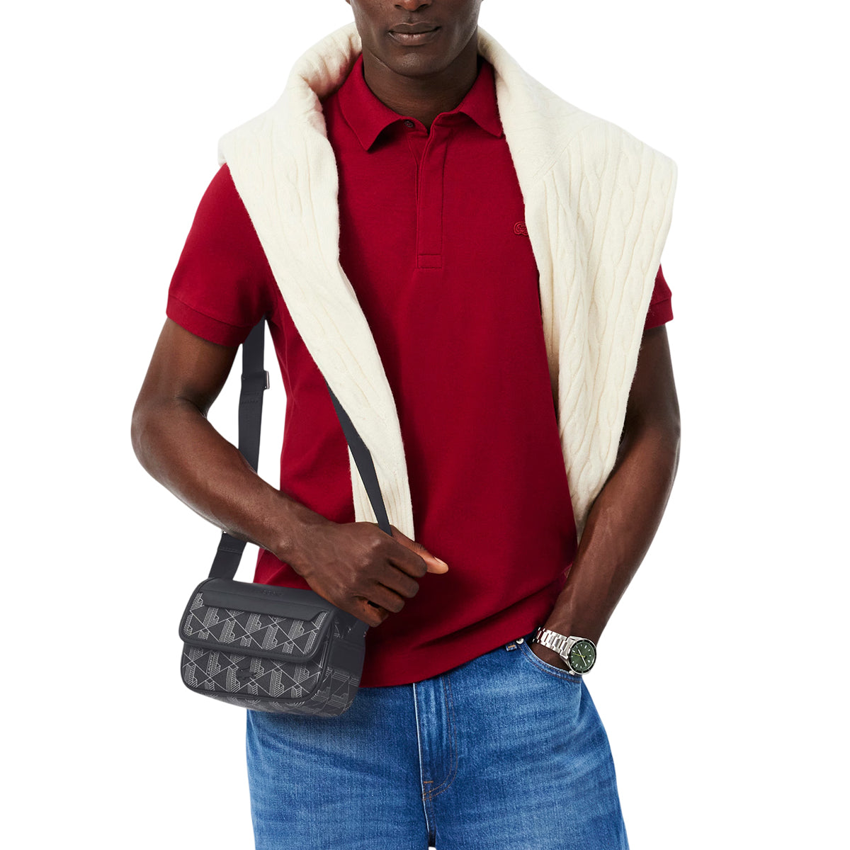 Saccoche Homme Lacoste MESSENGER BAG