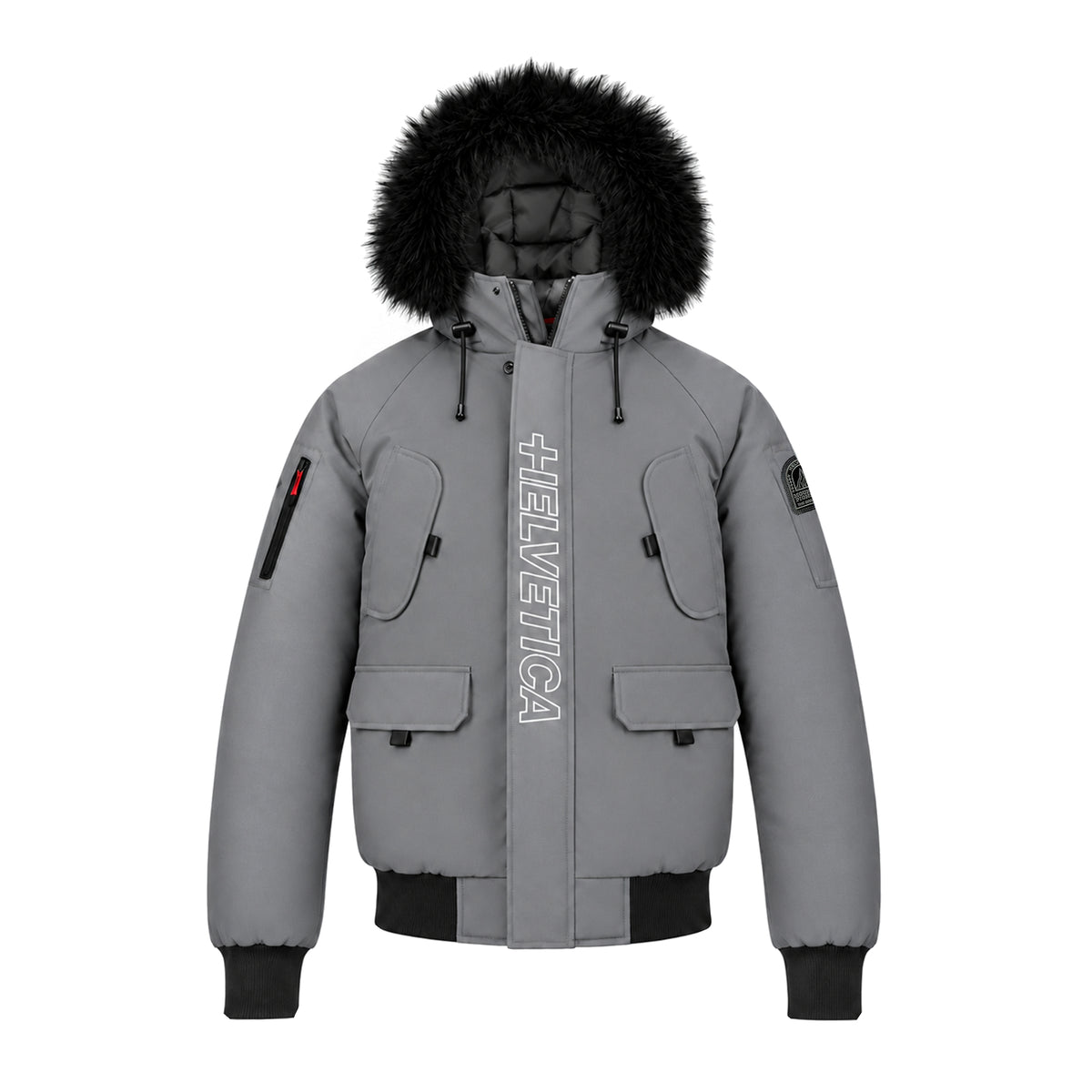 Blouson capuche fourrure amovible + cagoule lunette intégrée Homme Helvetica PEGA ONE