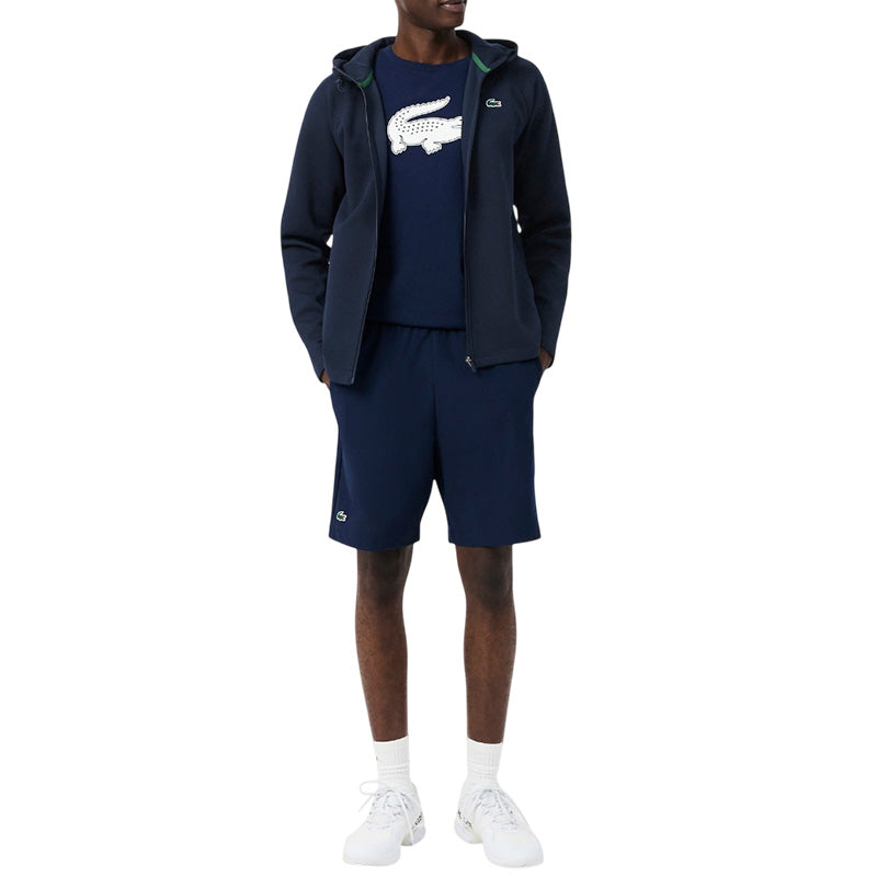 Sweatshirt à capuche zippé Homme Lacoste SPORT STRETCH