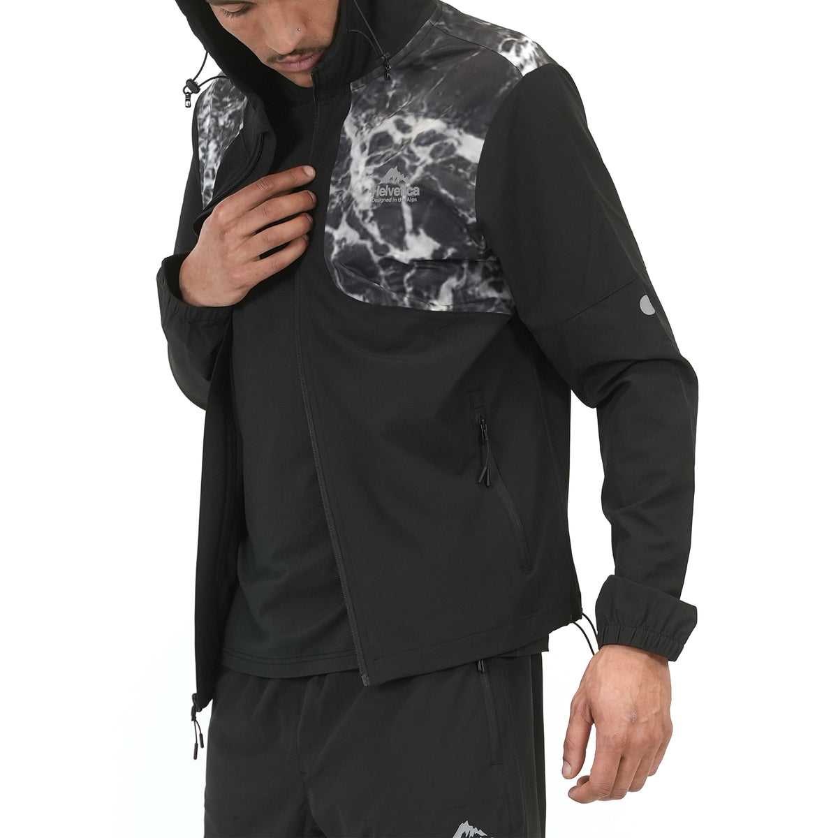 Veste à capuche Homme Helvetica