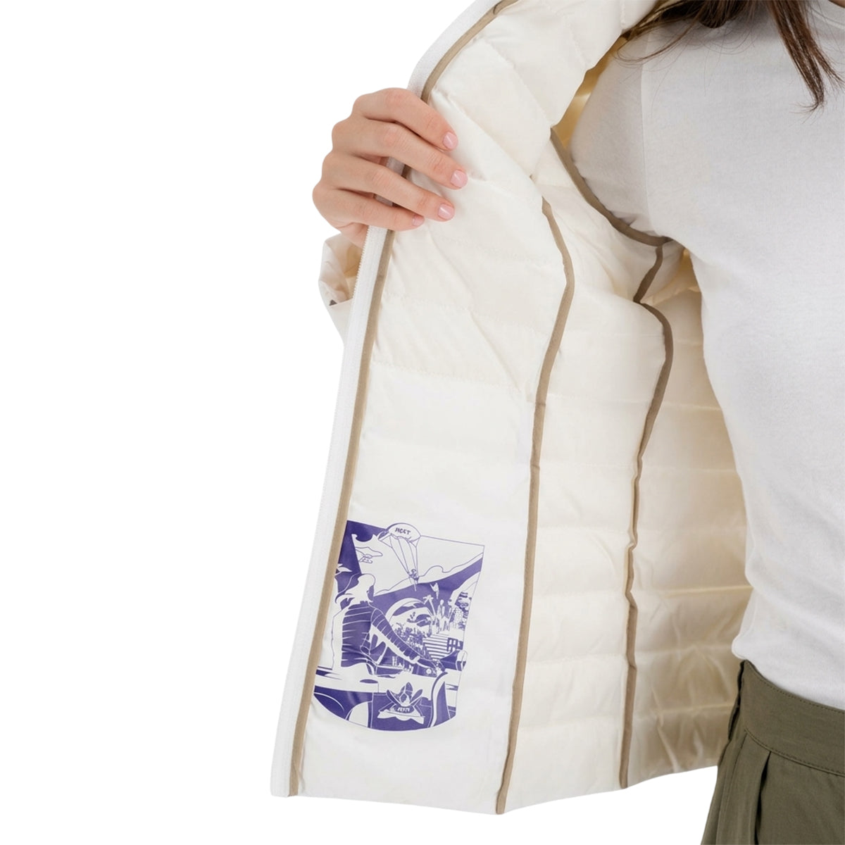 Plumífero con Capucha Mujer Jott CLOE