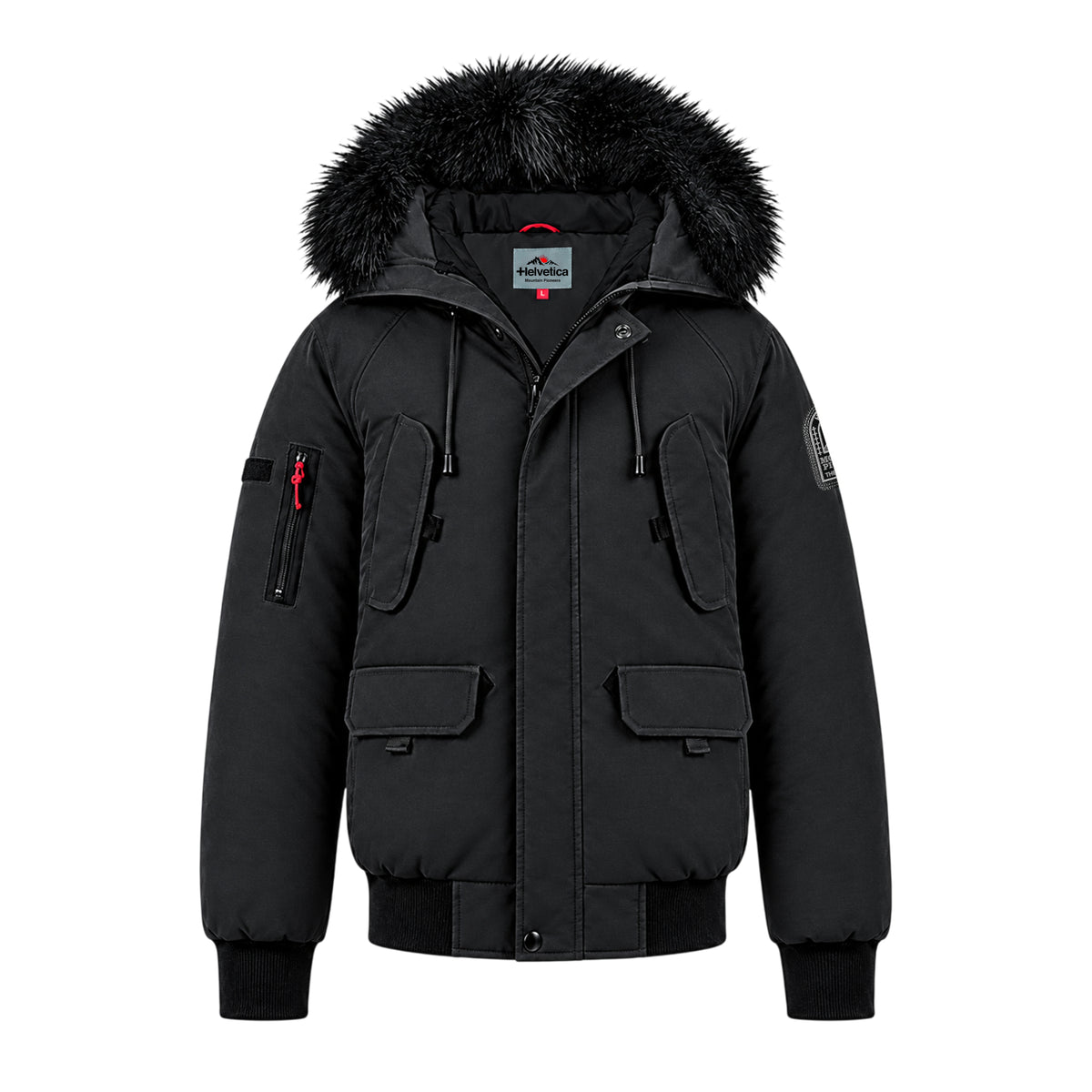 Blouson capuche fourrure amovible + cagoule lunette intégrée Homme Helvetica WILSON