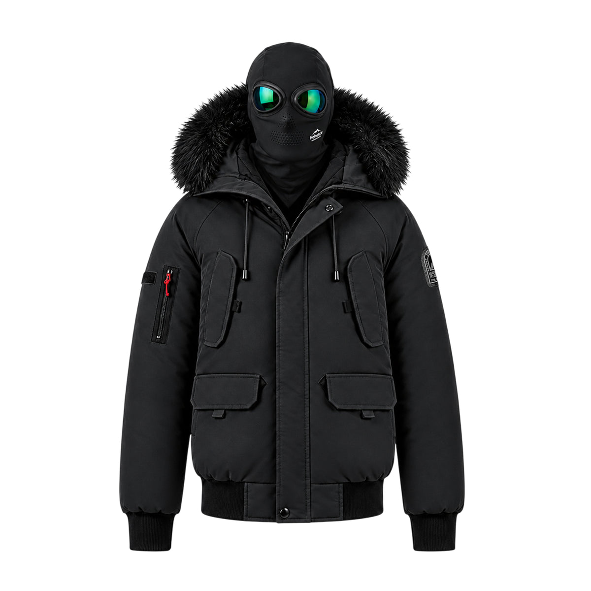 Blouson capuche fourrure amovible + cagoule lunette intégrée Homme Helvetica WILSON