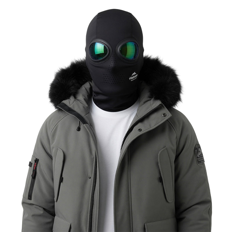 Blouson capuche fourrure amovible + cagoule lunette intégrée Homme Helvetica WILSON