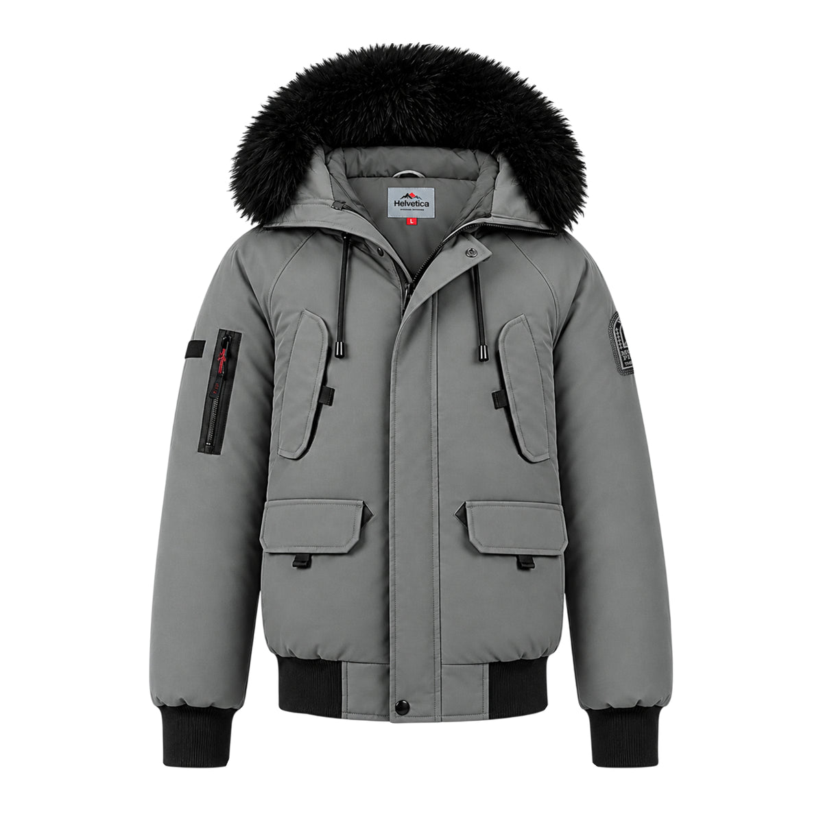 Blouson capuche fourrure amovible + cagoule lunette intégrée Homme Helvetica WILSON