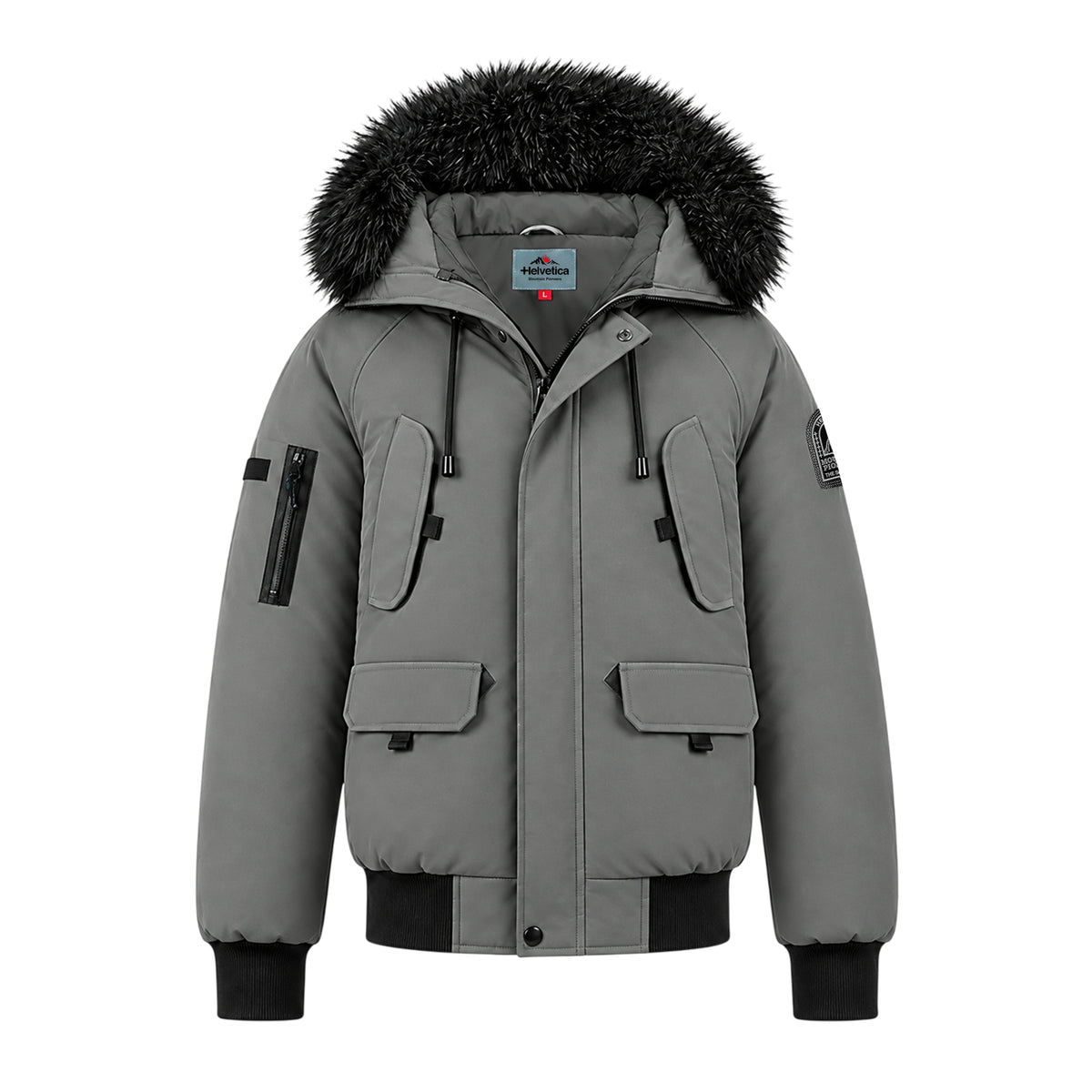 Blouson capuche fourrure amovible + cagoule lunette intégrée Homme Helvetica WILSON
