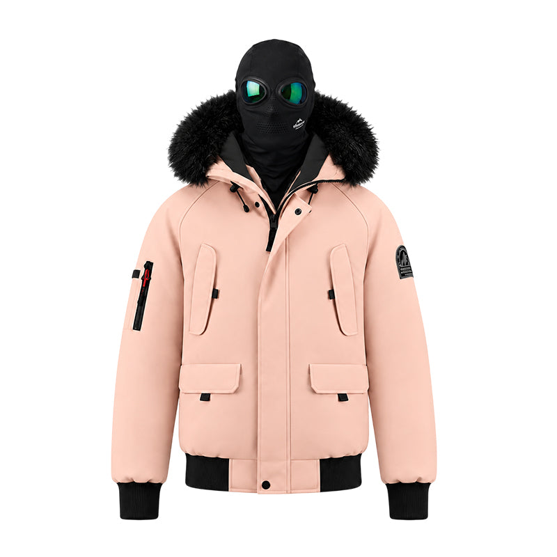 Blouson capuche fourrure amovible + cagoule lunette intégrée Femme Helvetica WILSON