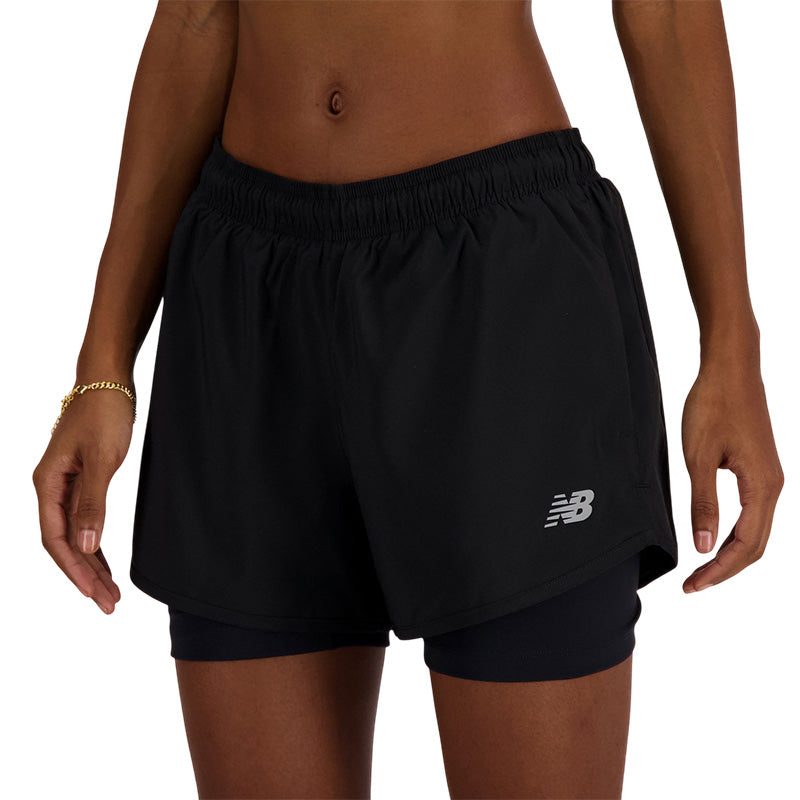 Short Femme New Balance SPORT ESSENTIAL 2-EN-1 3