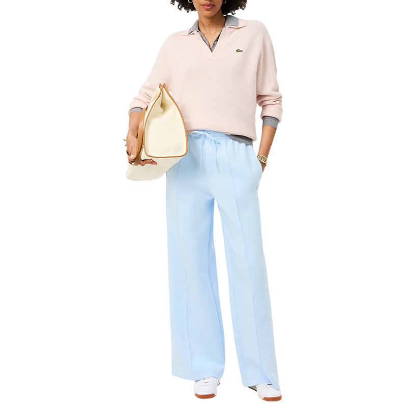 Pantalon de survêtement Femme Lacoste JERSEY WIDE FIT